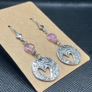 Triple Heart Earrings